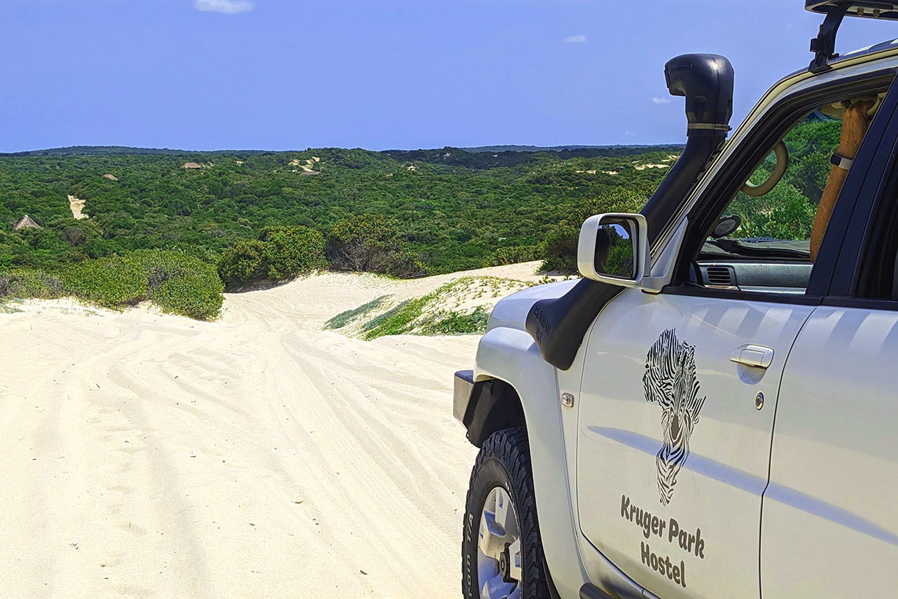 The campsite on the beach is only reachable via 4x4 hence no other tourist.